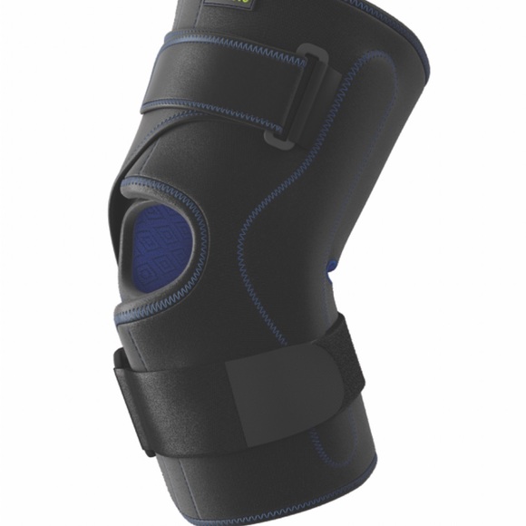 New Active ® SPORTS EDITION 
Wrap Around Knee Brace 4X-Black (special ordered) - Picture 5 of 5